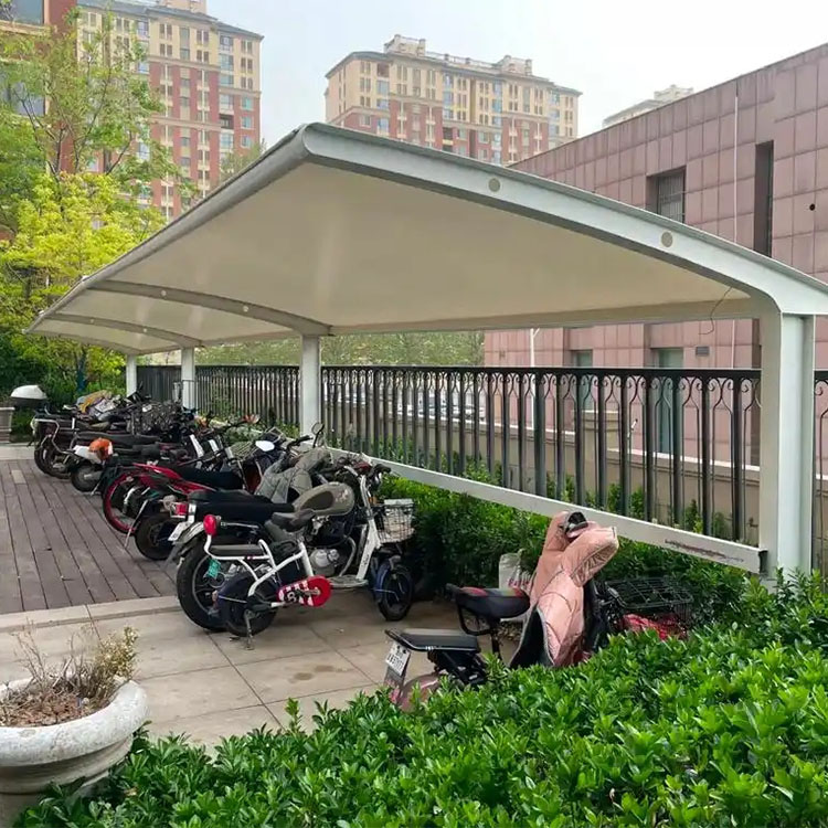 元谋县膜结构电动车棚